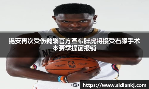 锡安再次受伤鹈鹕官方宣布胖虎将接受右膝手术本赛季提前报销